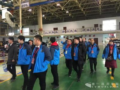 河南辦事處參觀大運重卡工廠，陽光文化助推當日訂車360輛